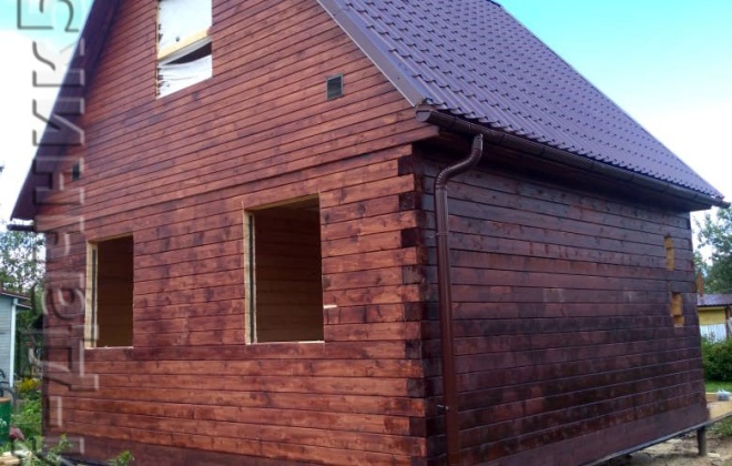 3 Брусовой дом 6×6, 60 м², Московская область, Волоколамский район, Посёлок Сычёво (5)